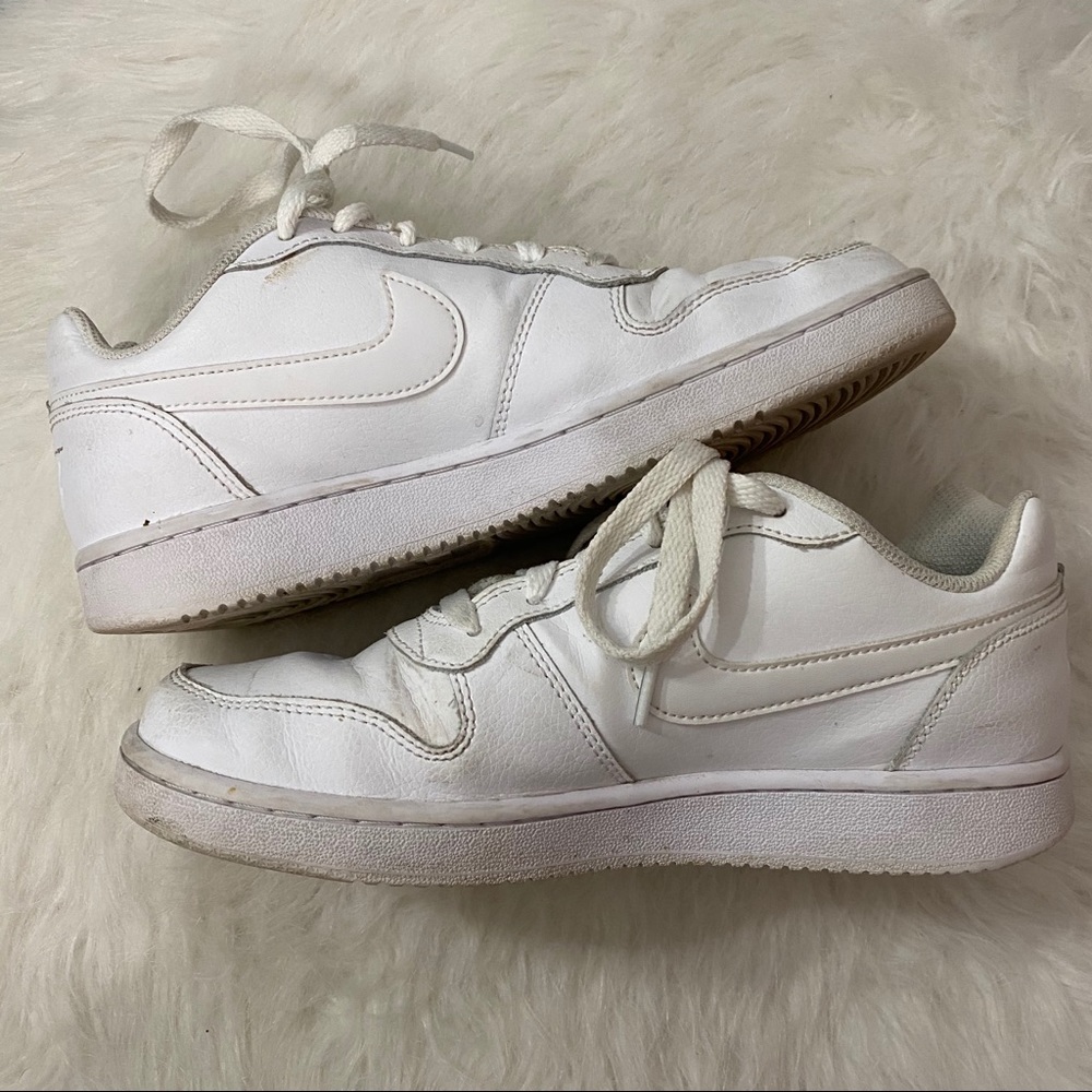 White Nike sneakers